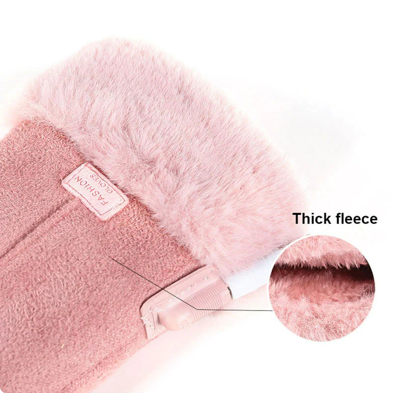 Vue latérale des gants imperméables avec système de chauffage