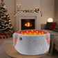 Gros plan sur le tissu en velours cristal de la ceinture