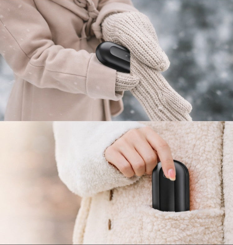 Gros plan sur le port USB du chauffe-mains