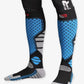 Détail du matériau respirant des chaussettes de ski