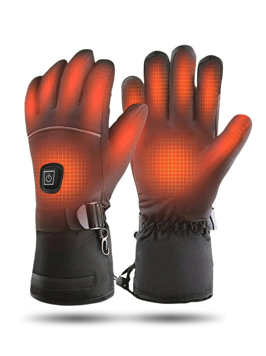 Gants avec réglages de chaleur posés sur une table