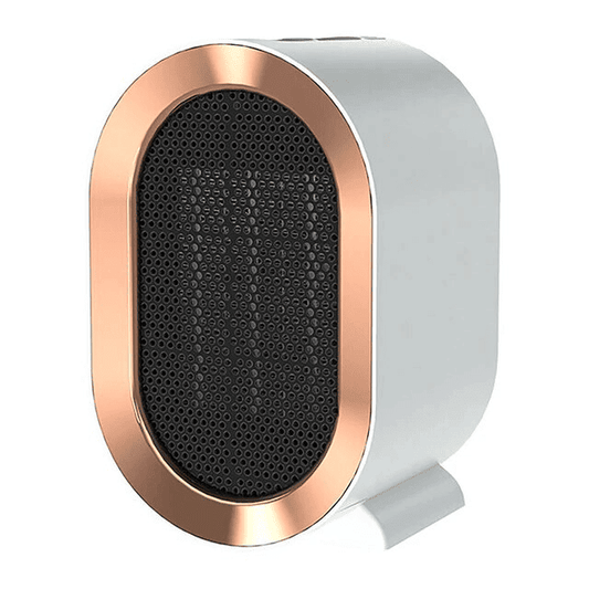 Chauffage portable montrant les grilles de ventilation