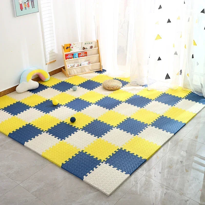 Tapis de jeu bébé plié pour un rangement facile