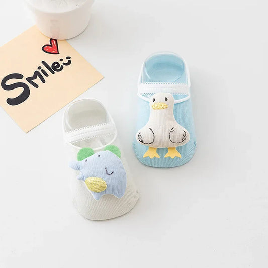 Ensemble de chaussettes bébé, divers motifs animaux 3D