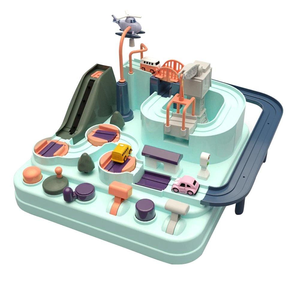 Pièces du circuit rangées dans une boîte compacte
