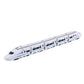 Train jouet en plastique robuste sur une surface lisse