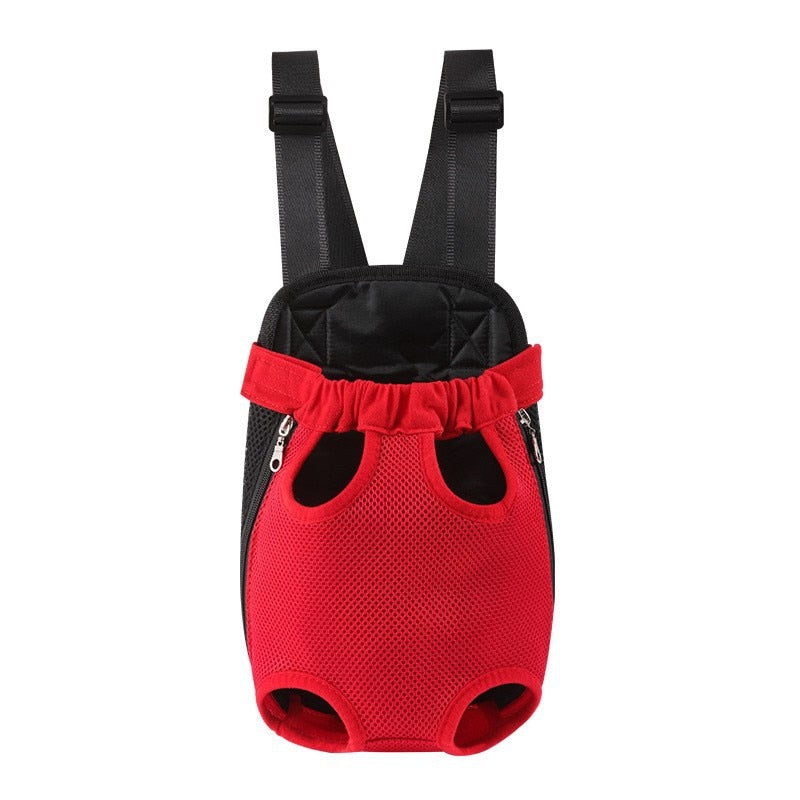 Sac à dos pour animaux avec bretelles ajustables pour le porteur