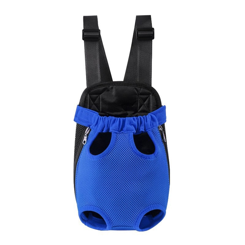 Vue arrière du sac à dos pour animaux, détails de la maille