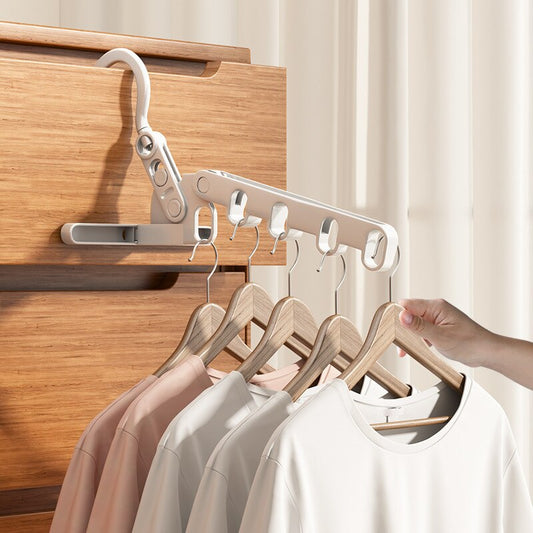 Séchoir pliable déployé, illustrant son design pratique