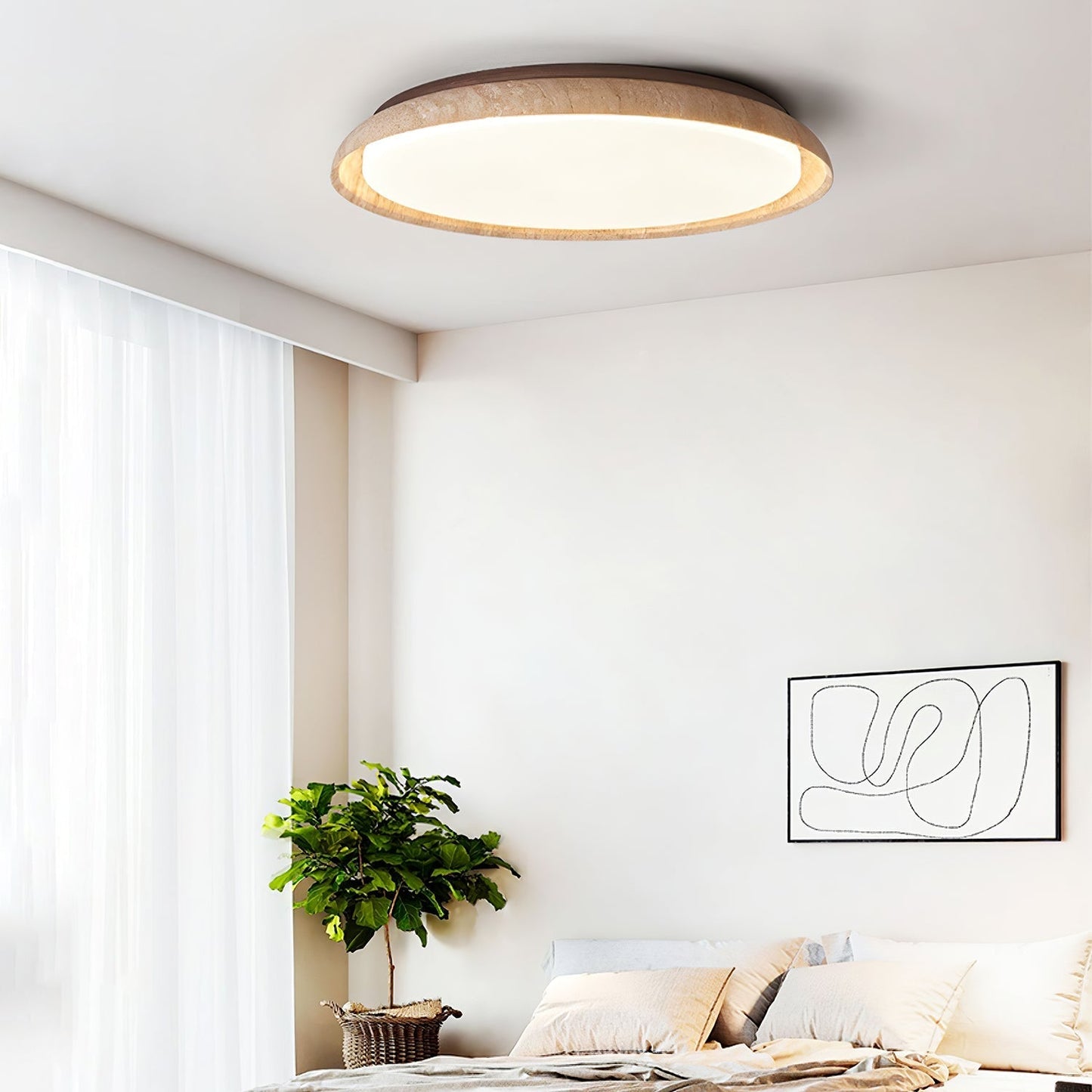 Vue de dessous montrant l'éclairage LED intégré