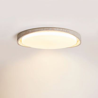 Éclairage intérieur avec lampe en pierre naturelle, design moderne