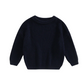 Vue arrière d'un pull bébé, coupe ample et confortable
