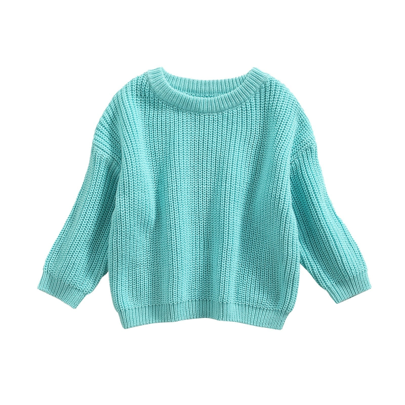 Gros plan sur la texture douce et extensible du pull enfant