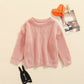 Pull d'hiver pour bébé, manches longues, couleur vive