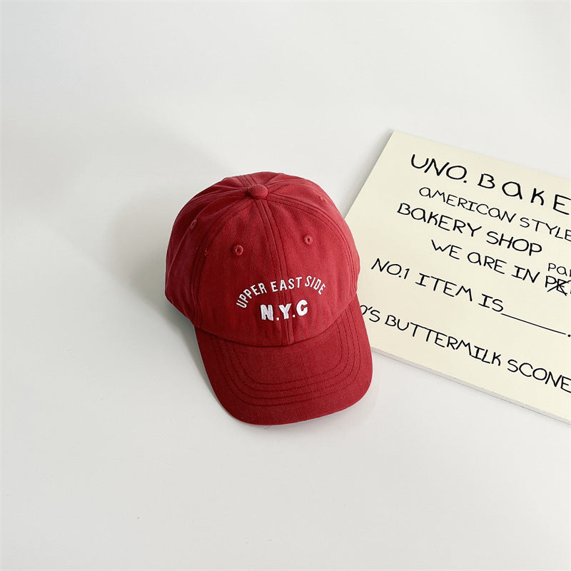 Casquette marron avec design tendance pour enfants