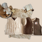 Gilet réversible enfant en coton, vue de face