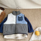 Gilet unisexe enfant, mélange de Sherpa et denim