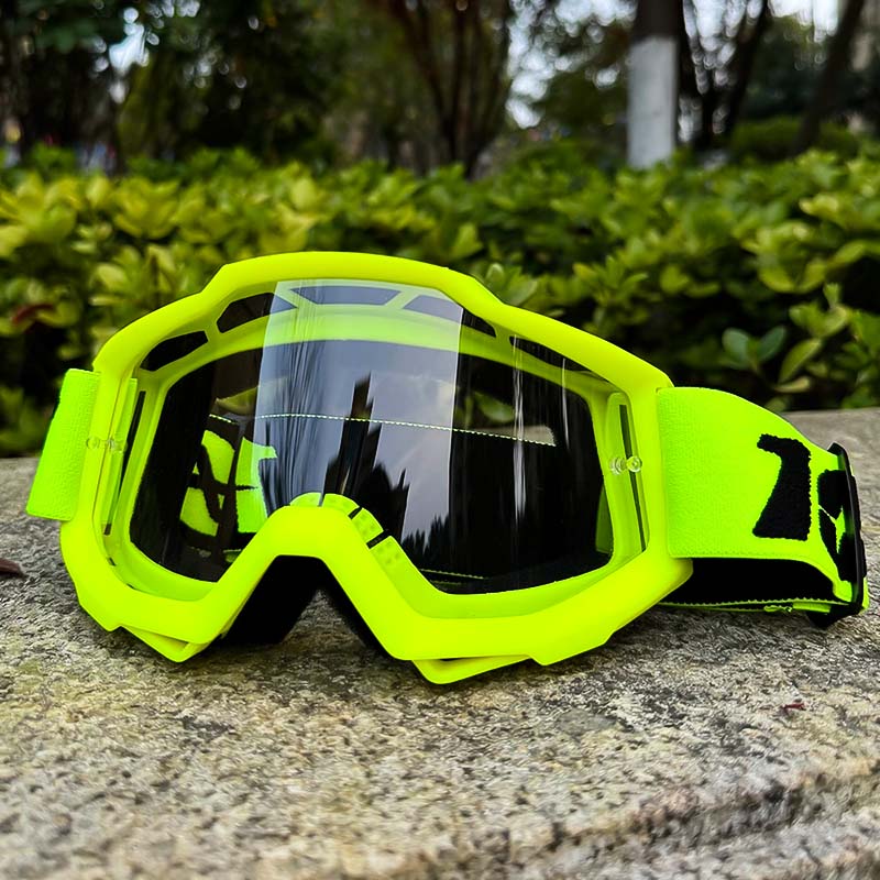 Lunettes de motocross avec verres anti-UV et ventilation