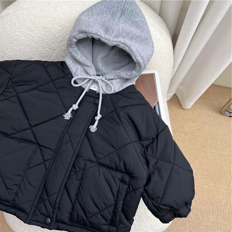 Veste enfant en coton, vue arrière complète