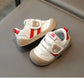Baskets enfant en textile respirant, couleur rouge