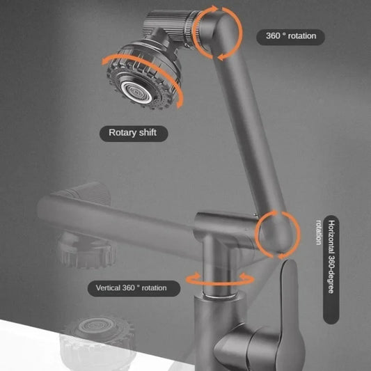 Détail du design antisplash du robinet en acier inoxydable