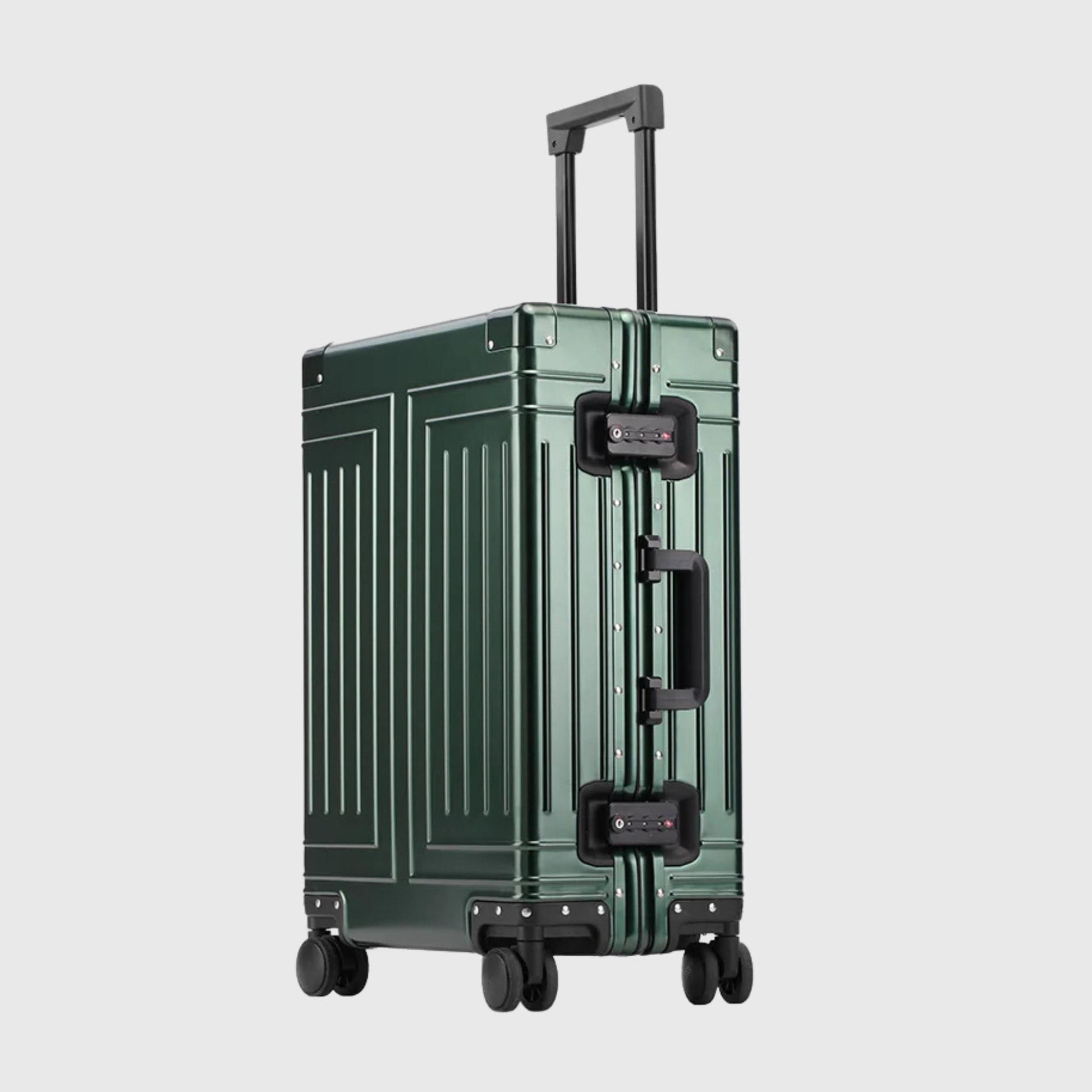Valise fermée montrant sa structure robuste