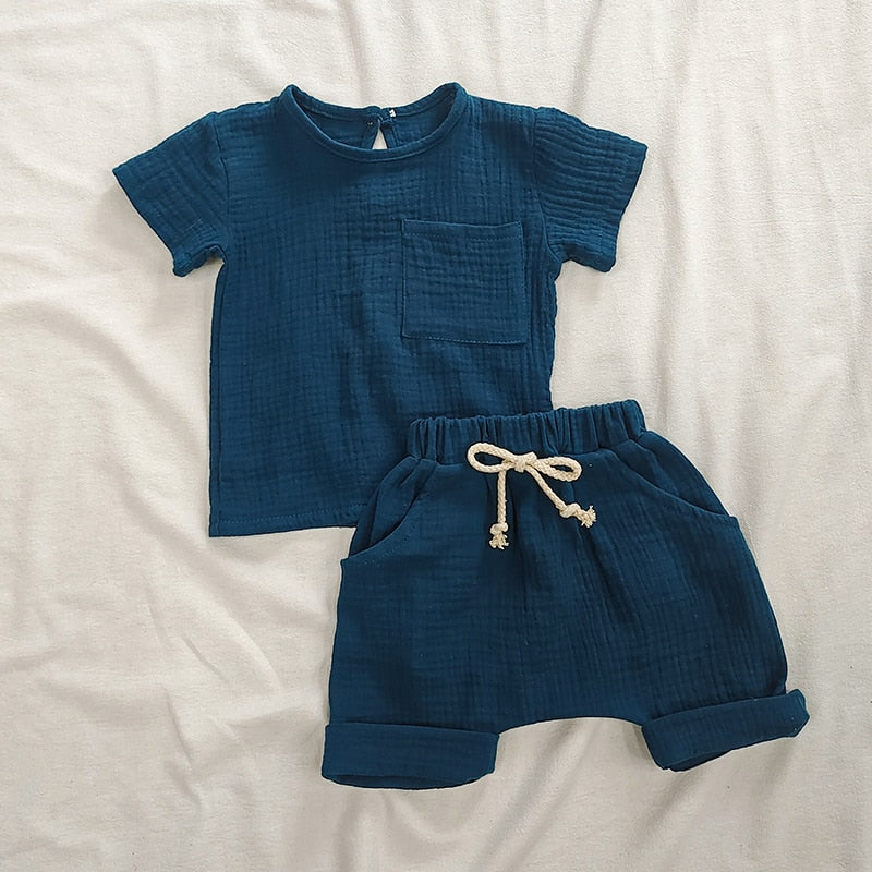 Ensemble deux pièces pour garçon, couleur claire