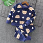 Ensemble enfant avec capuche et motifs ludiques