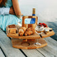 Table à vin en bois pliée pour transport facile