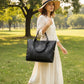 Sac en cuir vintage avec bandoulière ajustable