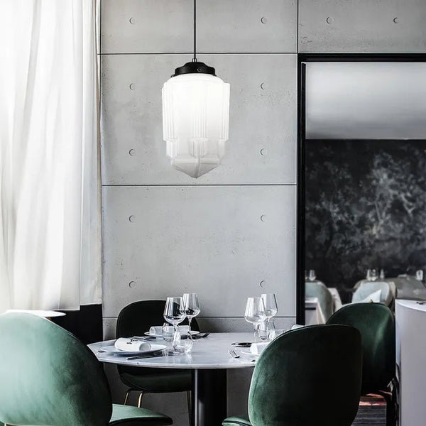 Vue rapprochée du verre opale, texture douce