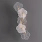 Design sculptural de l'applique en verre