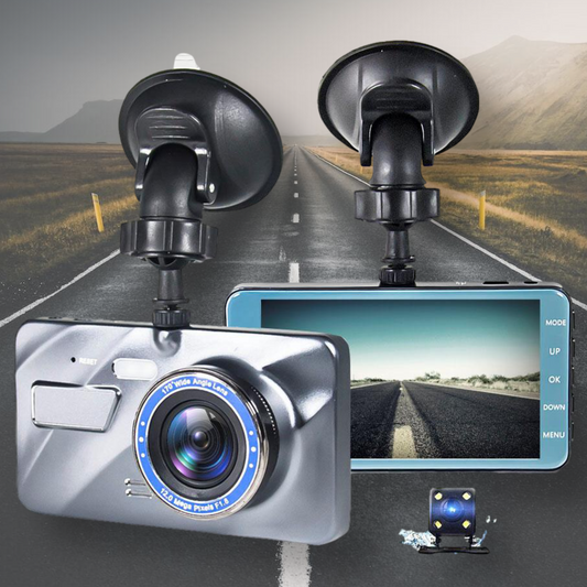 Accessoires de la caméra de voiture, incluant câbles et support