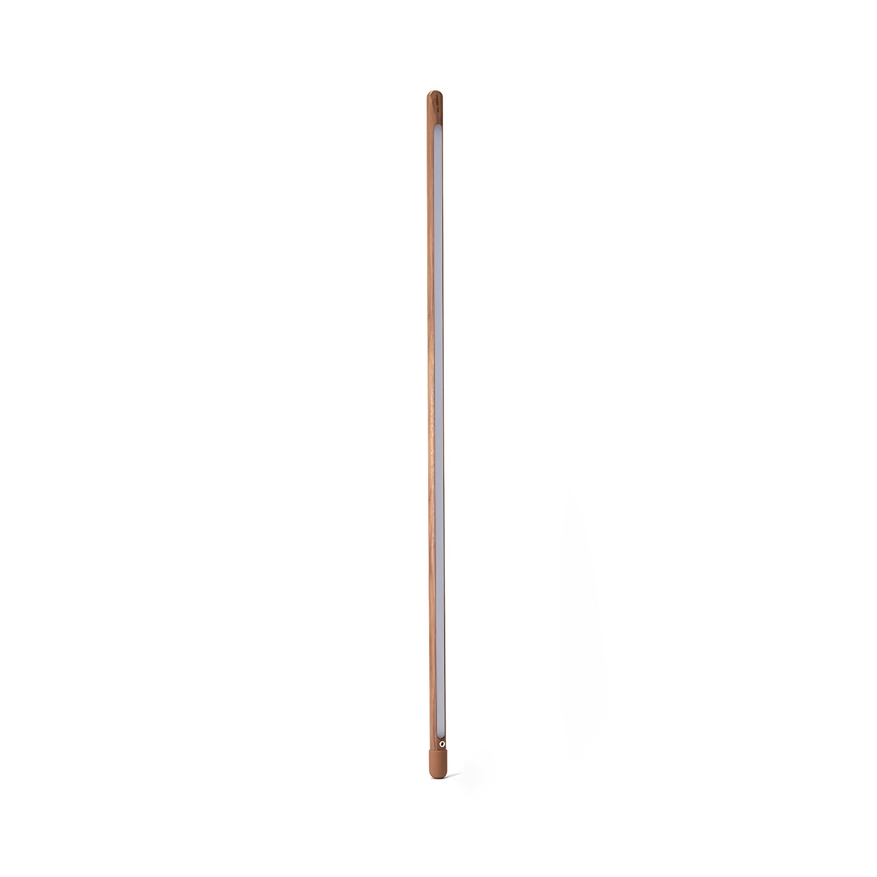 Lampe sur pied minimaliste en bois avec éclairage LED