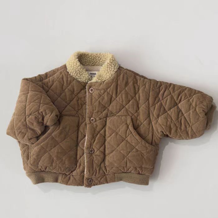 Veste d'hiver pour enfant en coton durable