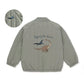 Vue arrière de la veste polaire pour enfants