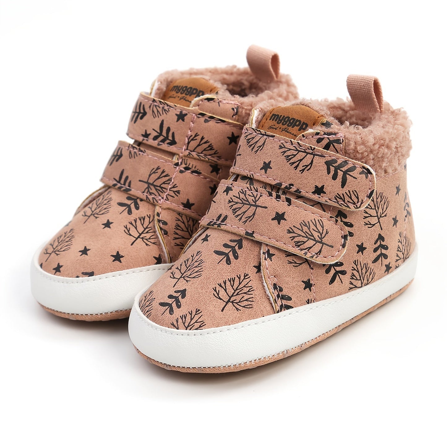 Détail des coutures robustes des bottes bébé