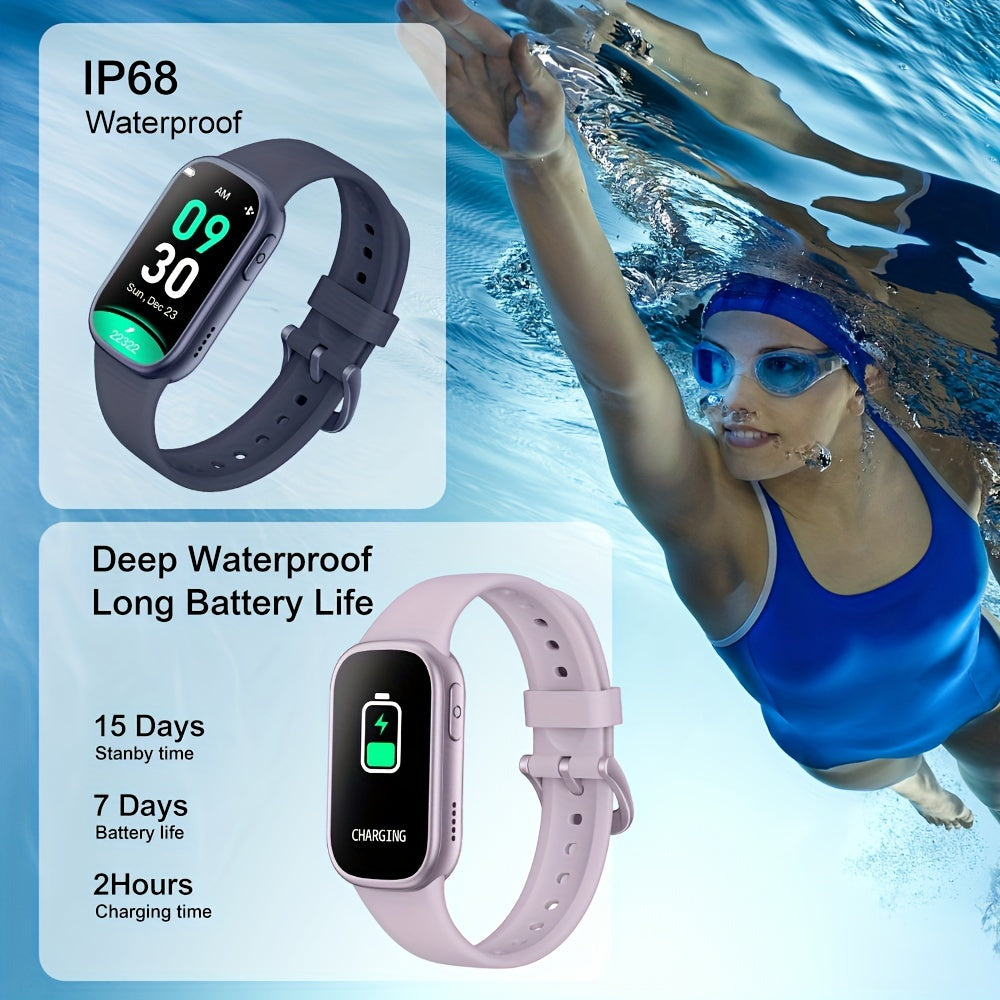 Gros plan sur le cadran moderne d'une montre fitness étanche