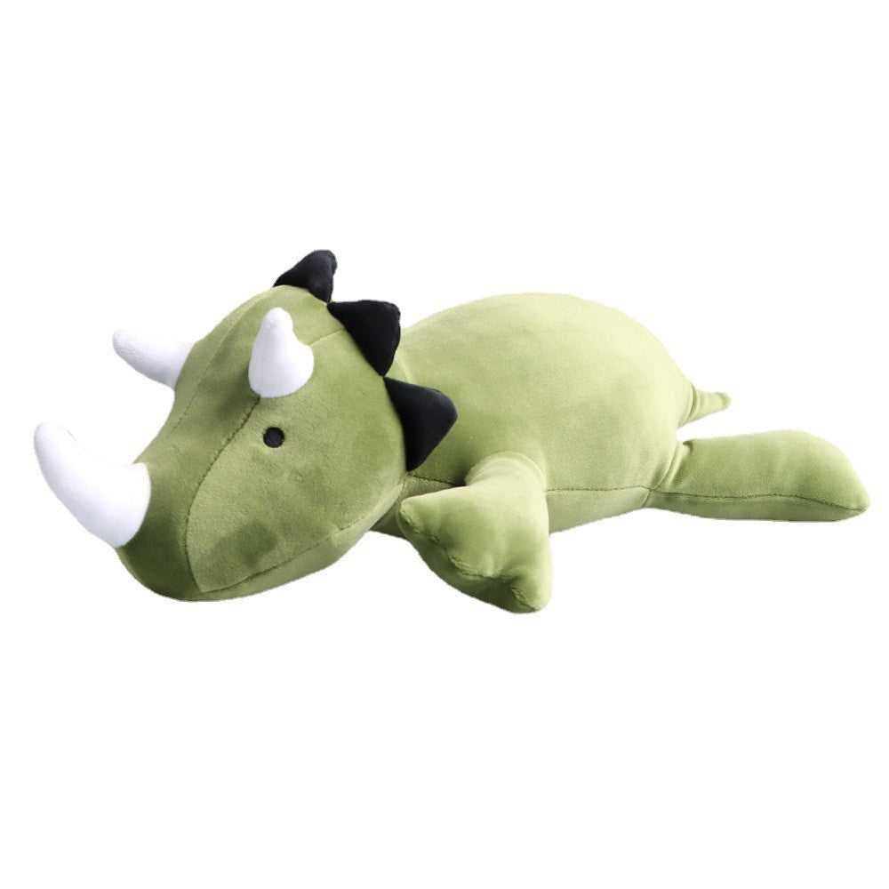 Dinosaure en peluche avec détails des coutures