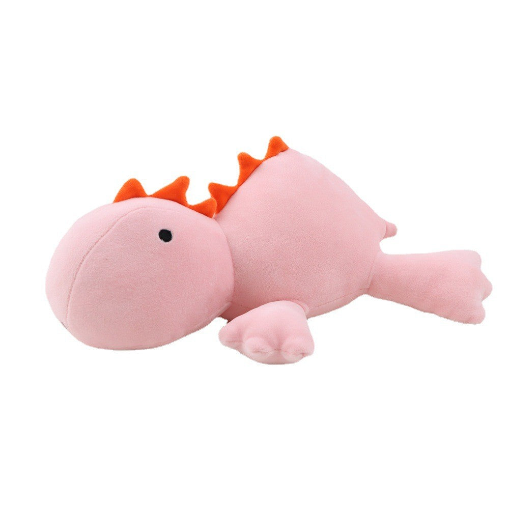 Jouet dinosaure en peluche sur fond blanc