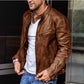 Matière imperméable et design épuré de la veste