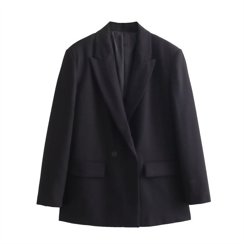 Manteau cape en laine, coupe longueur hanche