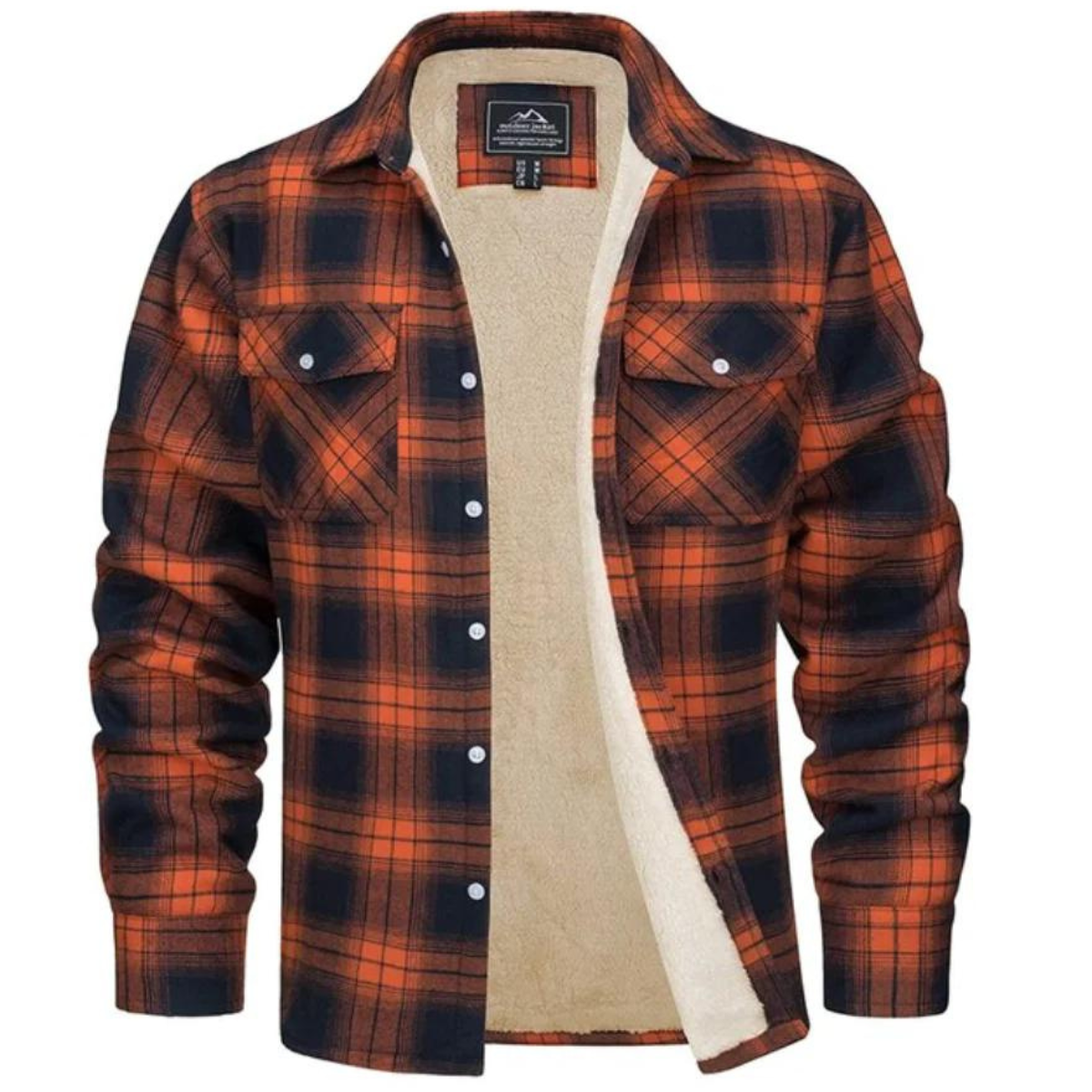 Vue arrière du manteau, coupe régulière visible