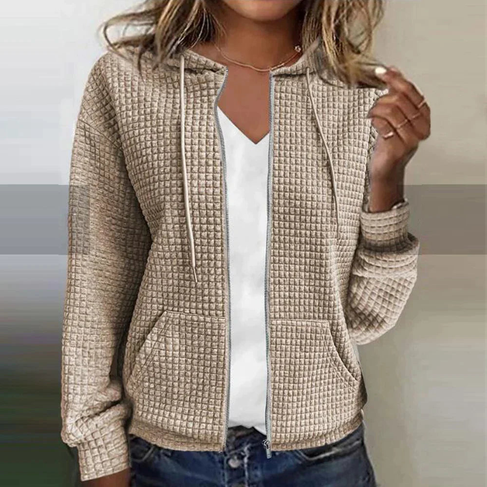 Détail du tissu imperméable et coupe-vent de la veste
