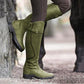 Semelle texturée antidérapante sur bottes pour femmes