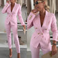 Veste de costume femme, coupe ajustée, vue arrière