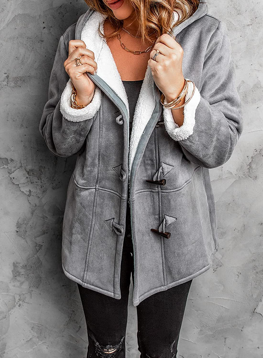 Manteau d'hiver femme, silhouette décontractée et élégante