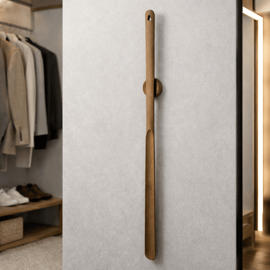 Chausse-pied en bois, design intemporel et pratique