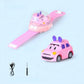 Bracelet ajustable avec voiture jouet en position de rangement
