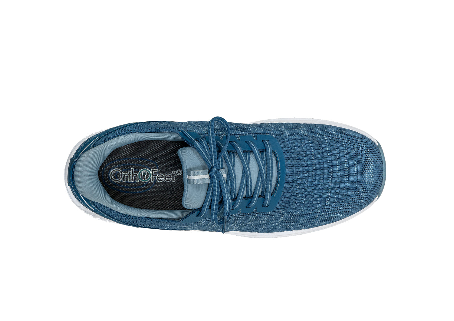 Vue de dessus des chaussures avec tissu déperlant extensible